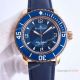 Swiss Copy Blancpain Fifty Fathoms Cal.9015 Steel Blue Dial Watch 45mm (2)_th.jpg